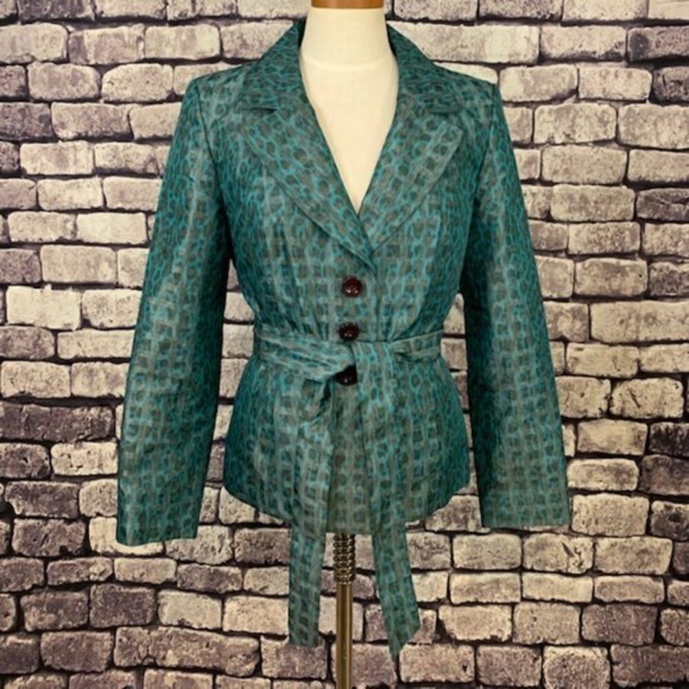 Classiques Entier Belted Rain Jacket Size M